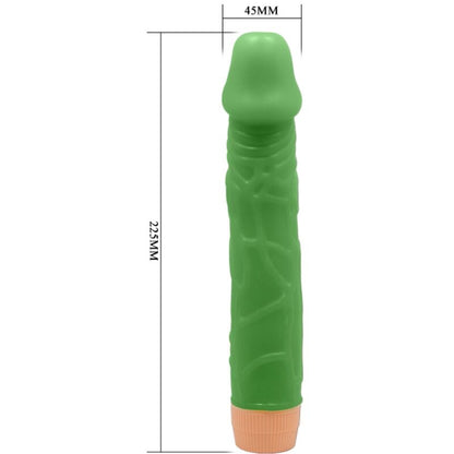 BAILE BILL VIBRADOR REALISTA 225 CM VERDE
