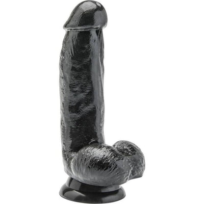 CAIA NA REAL DILDO 12 CM COM BOLAS PRETAS