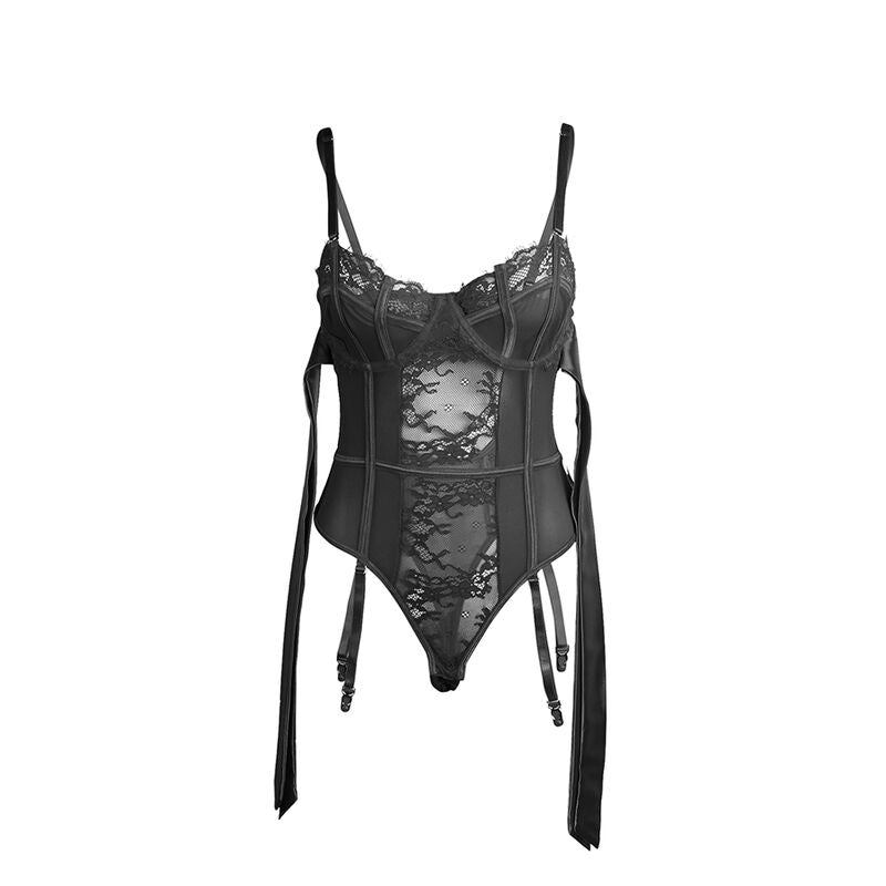 SUBBLIME 955496 BODY DE RENDA COM LAyOS E LIGAS PRETO S M