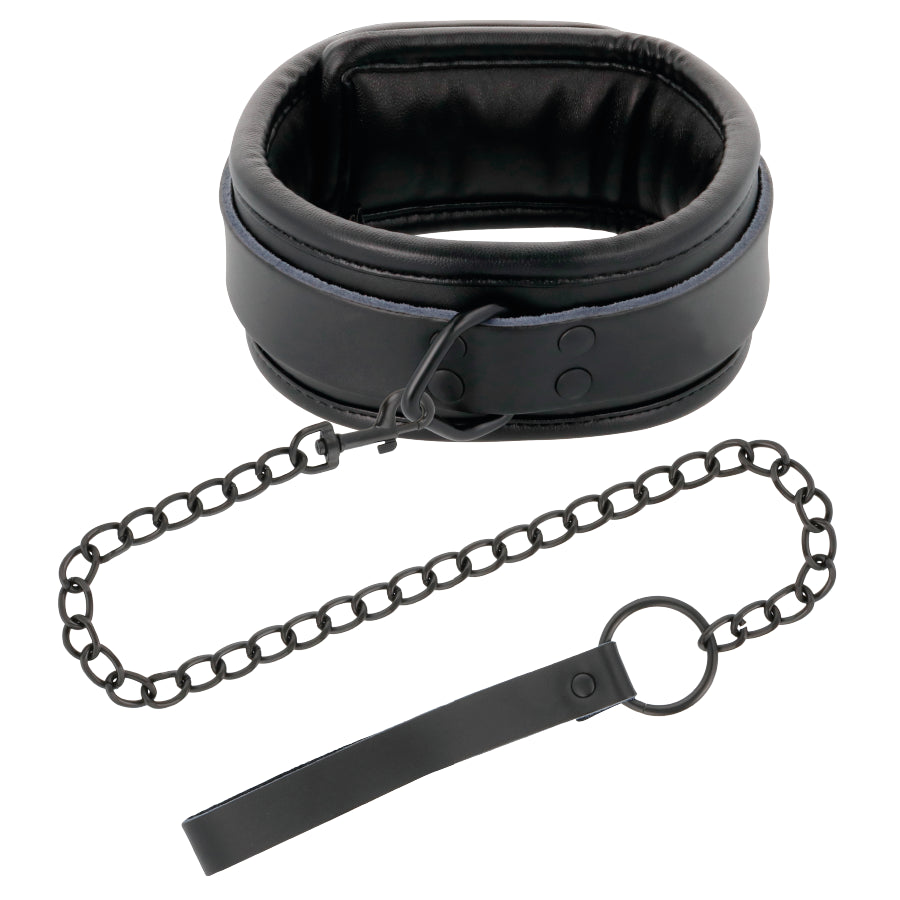 DARKNESS LEATHER AND HANDCUFFS BLACK