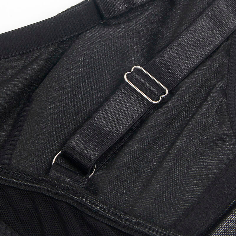 SUBBLIME 955243 SUTIa BONDAGE PRETO COM CONJUNTO DE LIGA L XL