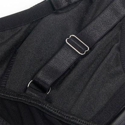 SUBBLIME 955243 SUTIa BONDAGE PRETO COM CONJUNTO DE LIGA L XL