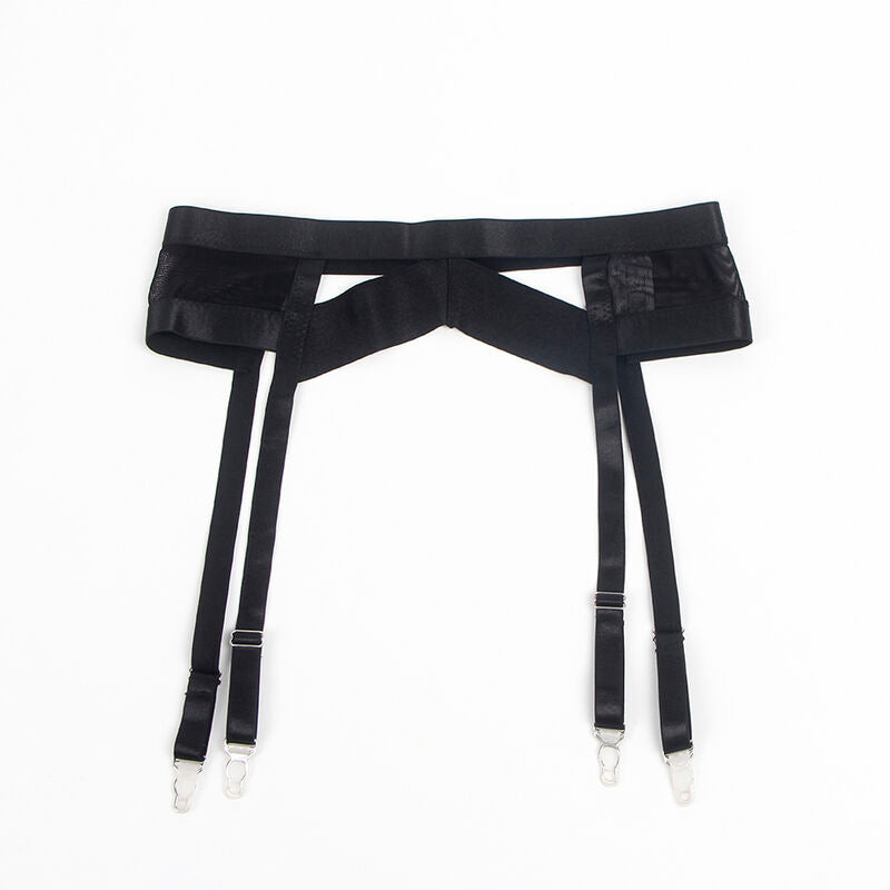 SUBBLIME 955243 SUTIa BONDAGE PRETO COM CONJUNTO DE LIGA L XL