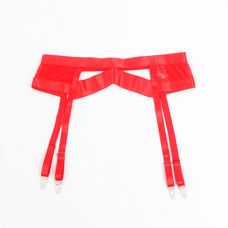 SUBBLIME 955267 SUTIa BONDAGE VERMELHO COM CONJUNTO DE LIGA L XL