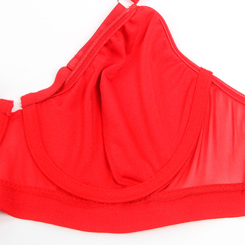 SUBBLIME 955267 SUTIa BONDAGE VERMELHO COM CONJUNTO DE LIGA L XL