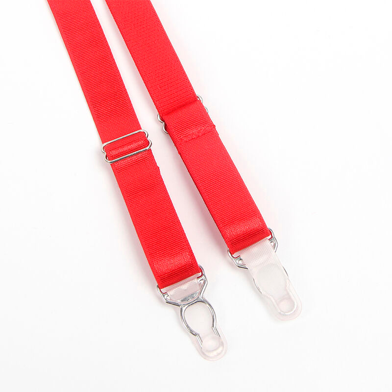 SUBBLIME 955267 SUTIa BONDAGE VERMELHO COM CONJUNTO DE LIGA L XL