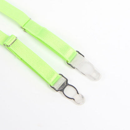 SUBBLIME 955328 CONJUNTO DE SUTIa COM RENDA E LINHAS DE LIGA VERDE E AZUL L XL