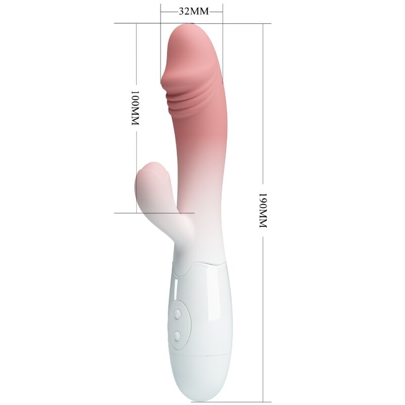 PRETTY LOVE VIBRADOR SNAPPY RABBIT 30 VIBRAyoES ROSA