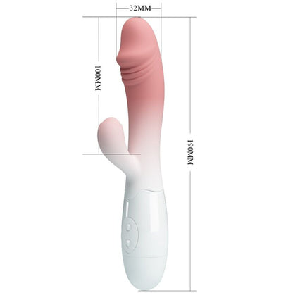 PRETTY LOVE VIBRADOR SNAPPY RABBIT 30 VIBRAyoES ROSA