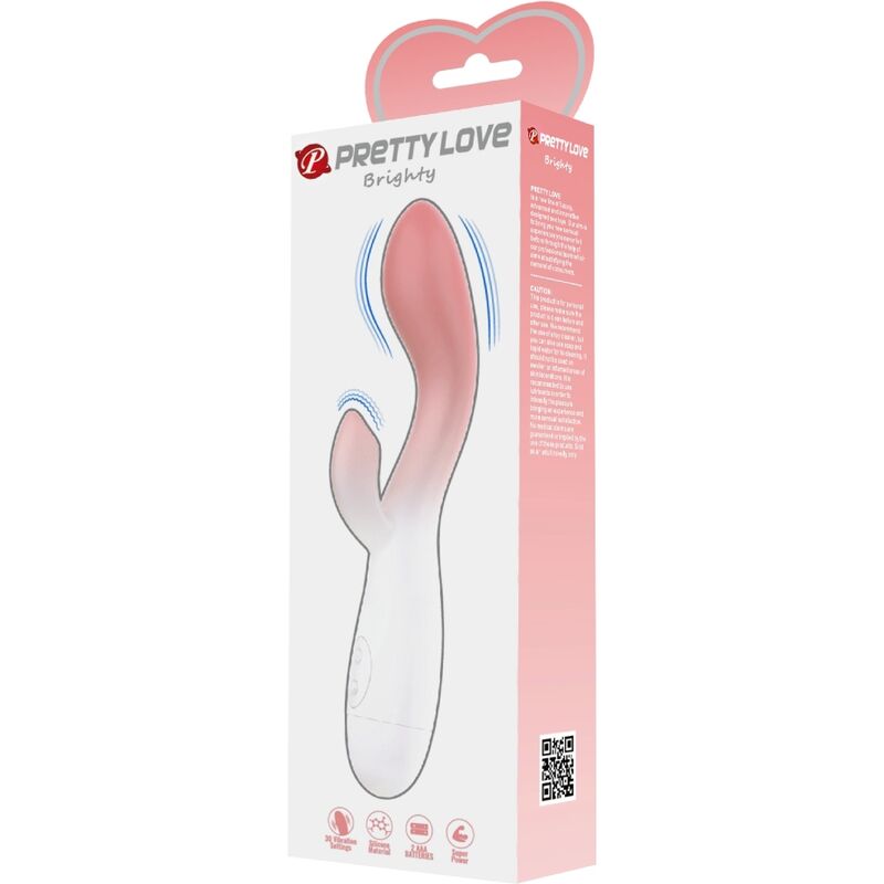 PRETTY LOVE VIBRADOR BRILHANTE DO PONTO G ESTIMULADOR DE CLIToRIS 30 VIBRAyoES ROSA