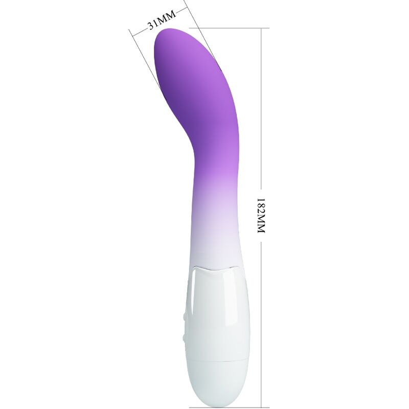 PRETTY LOVE VIBRADOR BISHOP G SPOT 30 VIBRAyoES ROXO