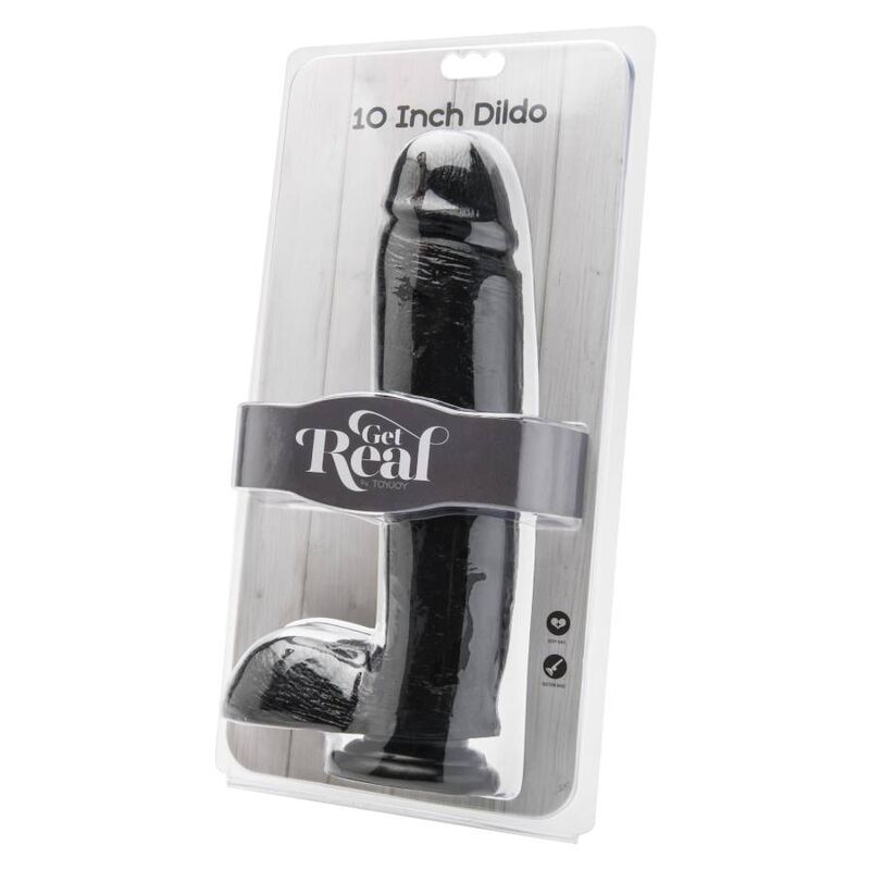 CAIA NA REAL DILDO 255 CM COM BOLAS PRETAS