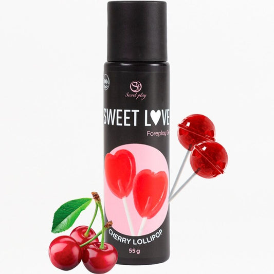 SECRETPLAY GEL CHERRY LOLLIPOP DOCE AMOR 60 ML