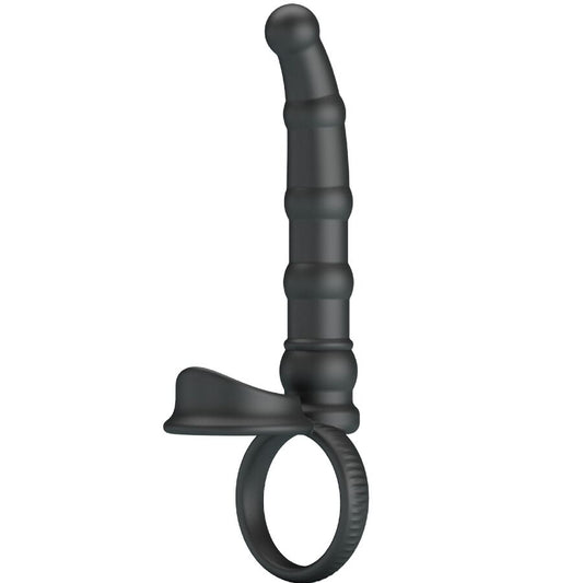 PRETTY LOVE ANEL VIBRAToRIO PARA PeNIS TATUM COM PLUG 10 VIBRAyoES PRETO