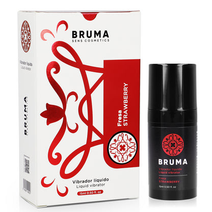 BRUMA VIBRADOR LiQUIDO ULTRA DESLIZANTE MORANGO 15 ML