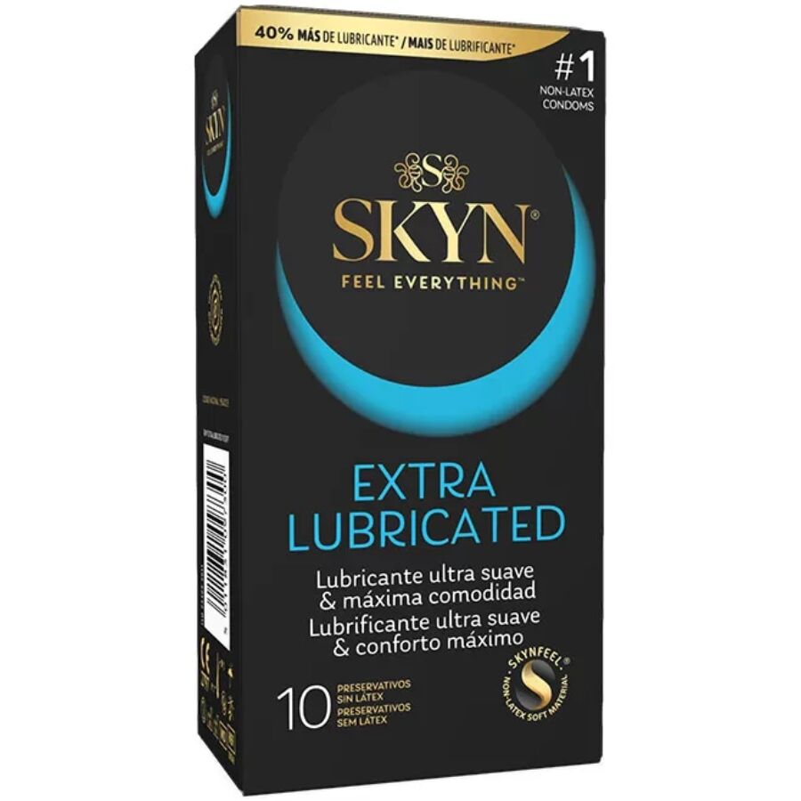 SKYN PRESERVATIVO EXTRA LUBRIFICADO 10 UNIDADES