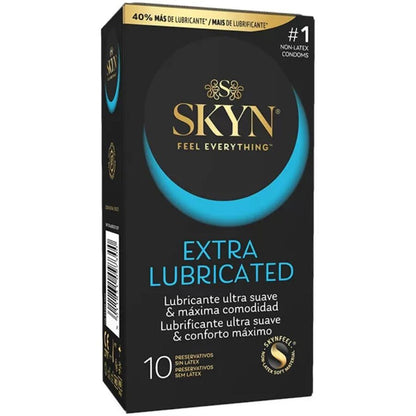 SKYN PRESERVATIVO EXTRA LUBRIFICADO 10 UNIDADES