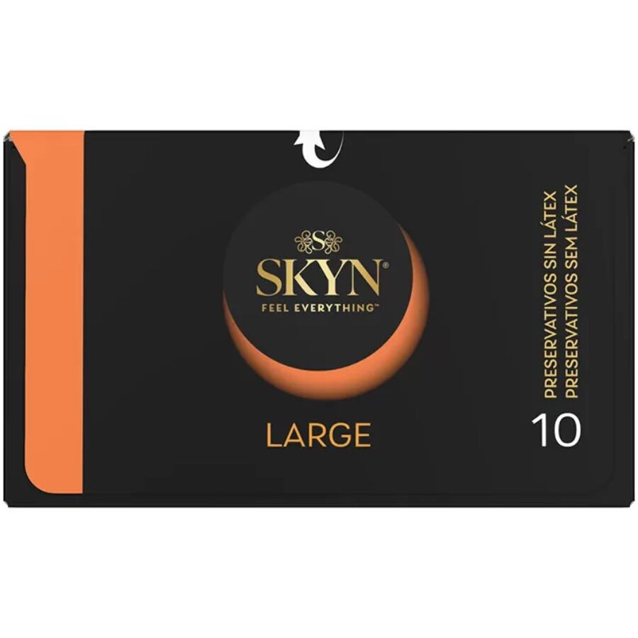 SKYN PRESERVATIVOS GRANDES COM AJUSTE EXTRA 10 UNIDADES