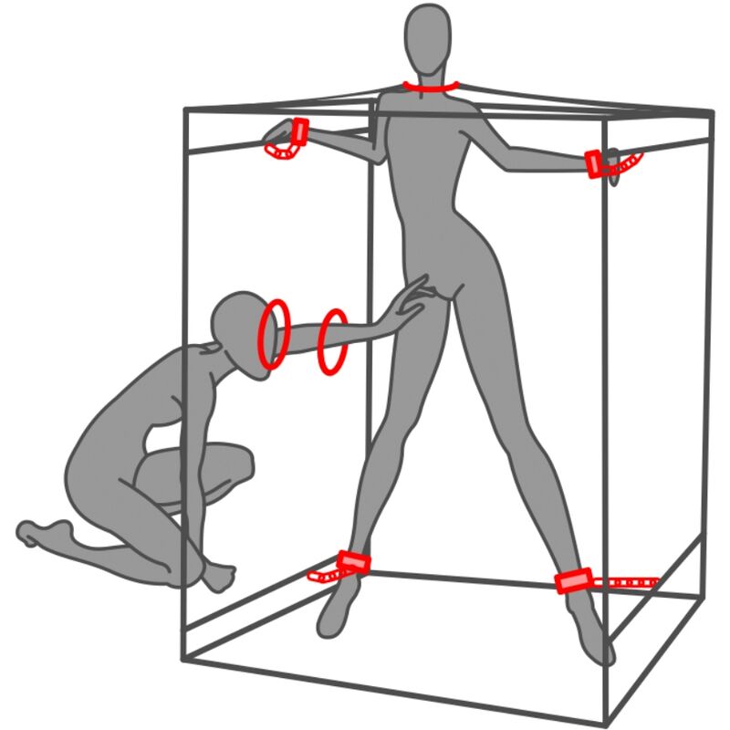 SECRET DOME ESCaNDALO DA CABINE DO KINK CLUB PRETO E VERMELHO