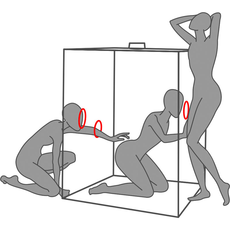 SECRET DOME ESCaNDALO DA CABINE DO KINK CLUB PRETO E VERMELHO