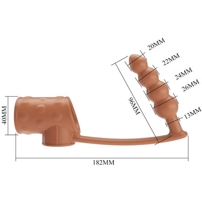 PRETTY LOVE MANGA PARA PeNIS COM PLUG ANAL NATURAL