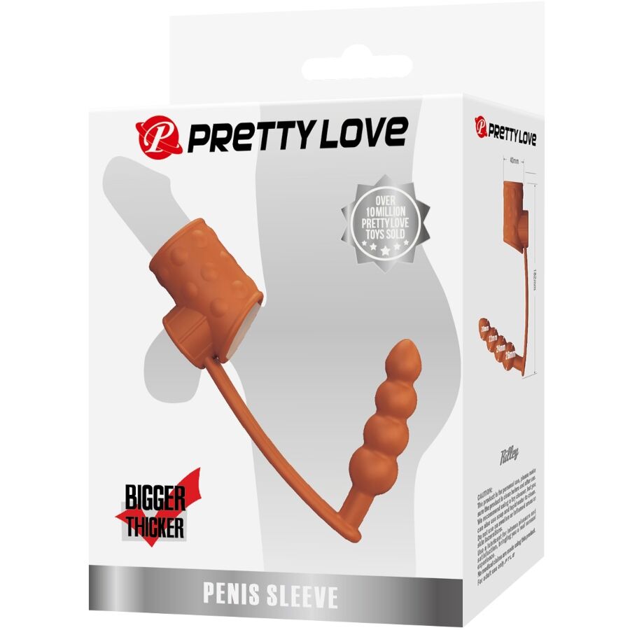 PRETTY LOVE MANGA PARA PeNIS COM PLUG ANAL NATURAL
