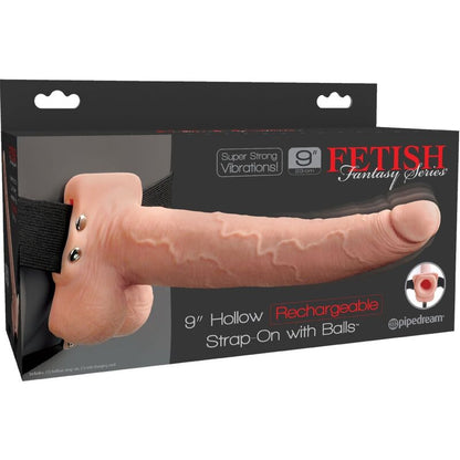 FETISH FANTASY SERIES ARNeS AJUSTVEL PeNIS REALISTA COM BOLAS RECARREGVEIS E VIBRADOR 23 CM