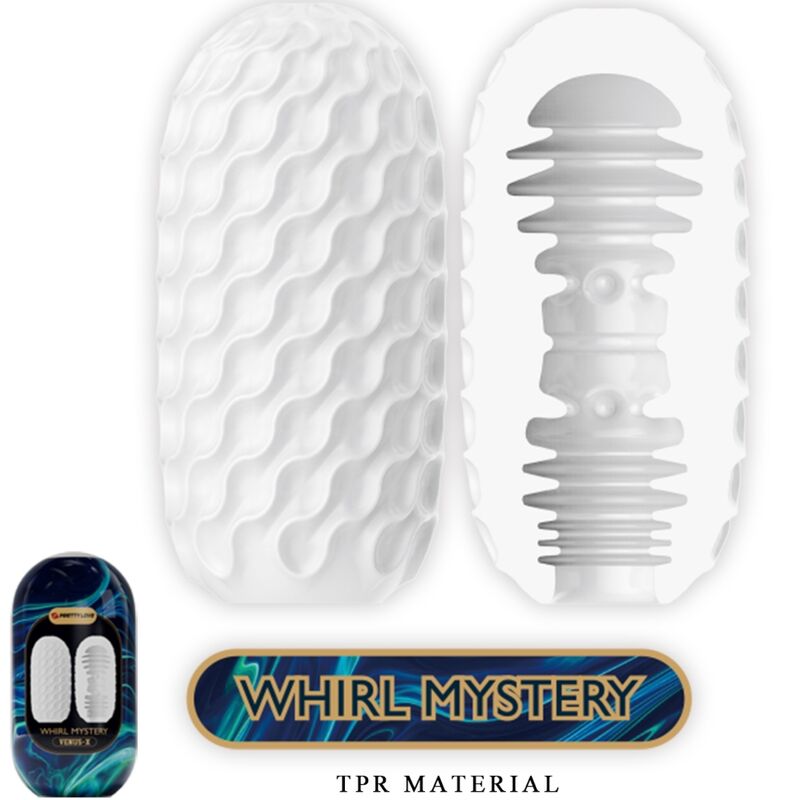 PRETTY LOVE VENUS X 15 MASTURBADORES MASCULINOS DE SILICONE BRANCO