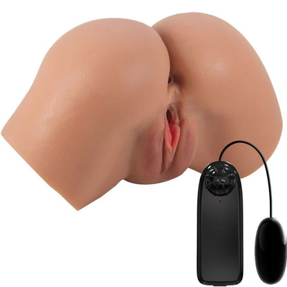 CRAZY BULL VIBRADOR HAILEY BUTT COM VAGINA E aNUS REALISTAS MULATA CONTROLE REMOTO
