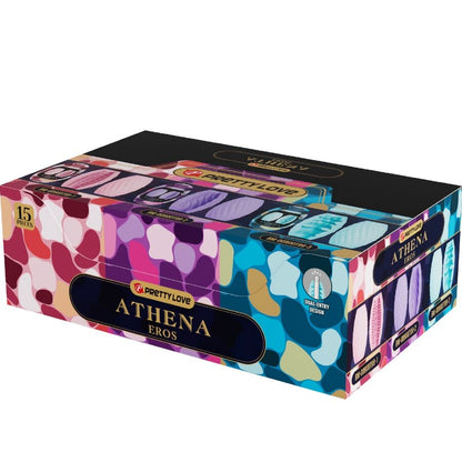 PRETTY LOVE ATHENA EROS PACK 15 MASTURBADORES MASCULINOS VARIOS