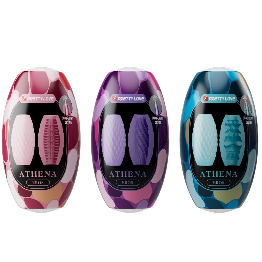 PRETTY LOVE ATHENA EROS PACK 15 MASTURBADORES MASCULINOS VARIOS