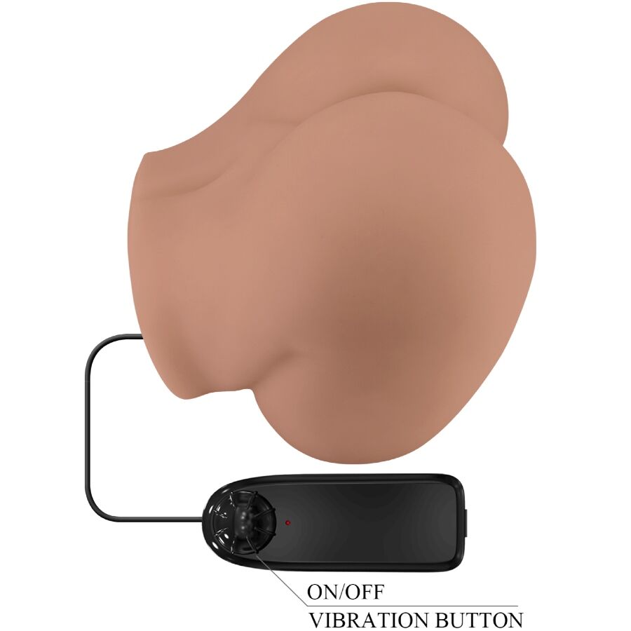 CRAZY BULL BERNACE ASS VIBRADOR COM VAGINA REALISTA E aNUS CARNE CONTROLE REMOTO