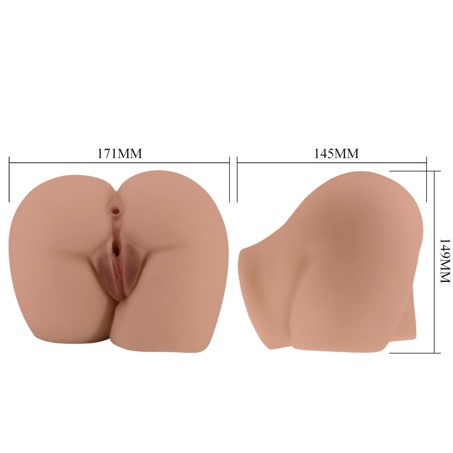 CRAZY BULL BERNACE ASS VIBRADOR COM VAGINA REALISTA E aNUS CARNE CONTROLE REMOTO