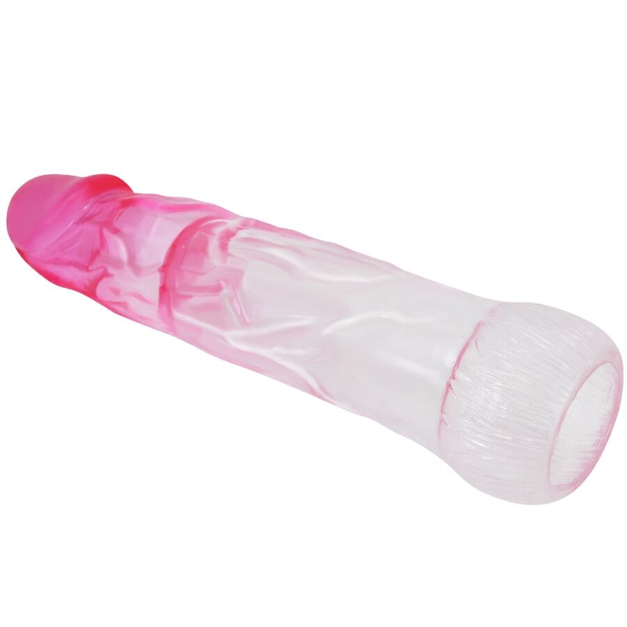 PRETTY LOVE NERON REALISTA 6 CM BAINHA DE AMPLIAyaO PARA PeNIS ROSA