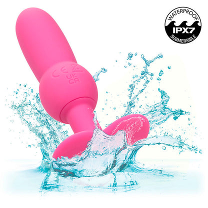 CALEXOTICS FIRST TIME PLUG ANAL SONDA DE CONTAS 10 VIBRAyoES ROSA