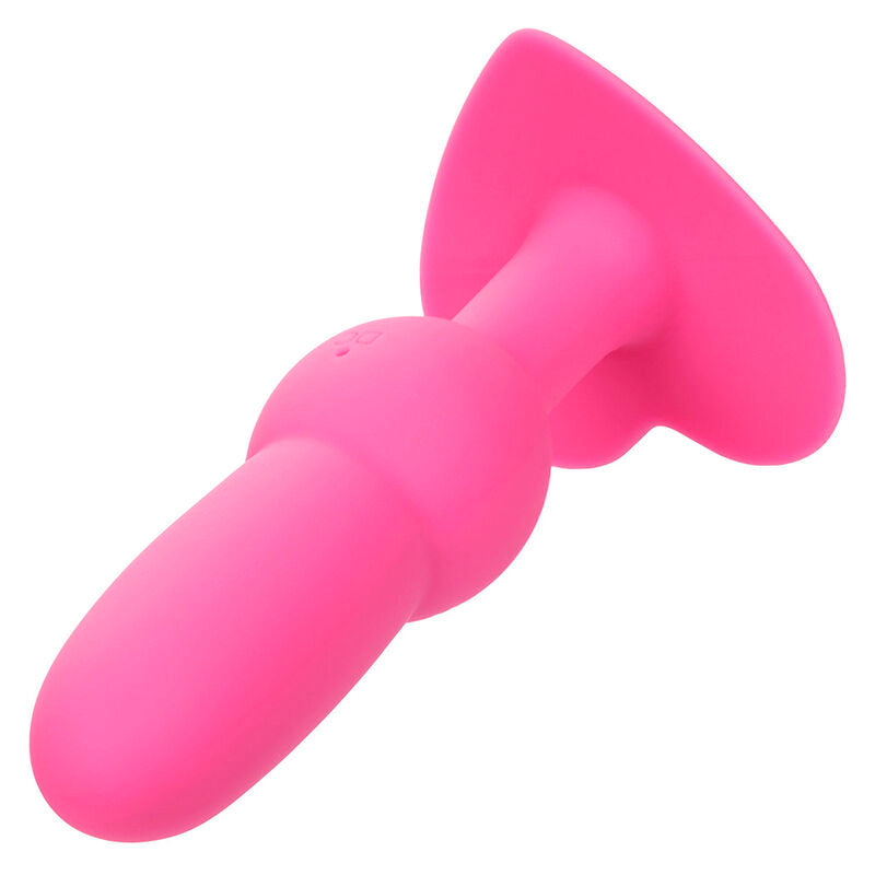 CALEXOTICS FIRST TIME PLUG ANAL SONDA DE CONTAS 10 VIBRAyoES ROSA
