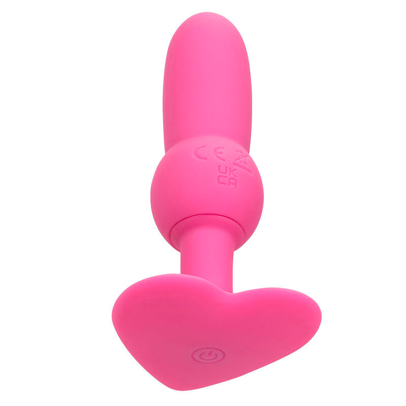 CALEXOTICS FIRST TIME PLUG ANAL SONDA DE CONTAS 10 VIBRAyoES ROSA