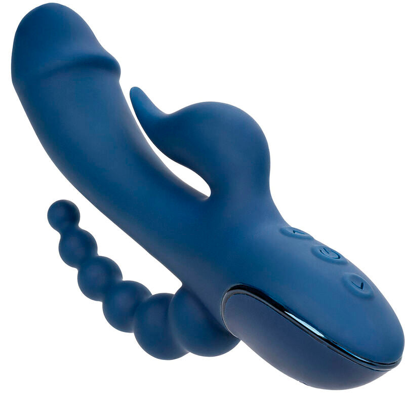 CALEXOTICS VIBRADOR TRIPLO ORGASM AZUL