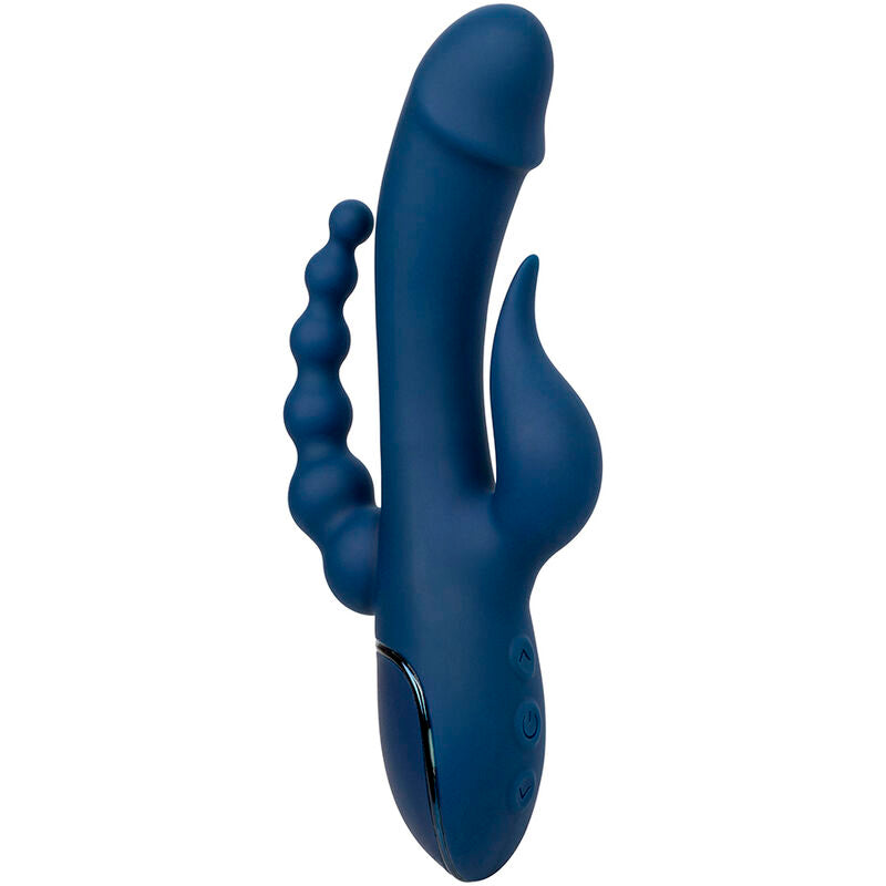 CALEXOTICS VIBRADOR TRIPLO ORGASM AZUL