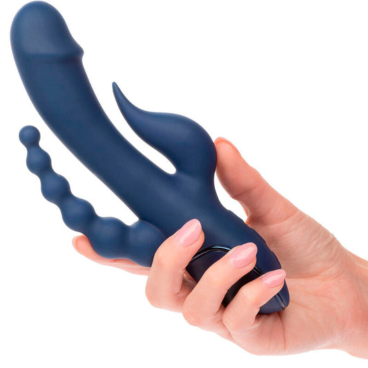 CALEXOTICS VIBRADOR TRIPLO ORGASM AZUL
