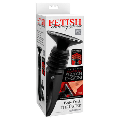 FETISH FANTASY SERIES BODY DOCK THRUSTER DILDO CLAMP COM 7 MODOS DE EMPURRAR PRETO