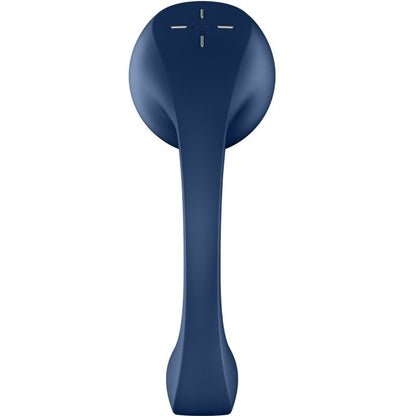 SATISFYER PRO WAVE 4 ESTIMULADOR DE PONTO G E AIR PULSE APLICATIVO GRATUITO AZUL ESCURO