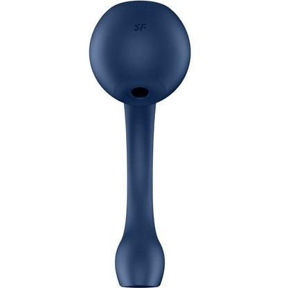 SATISFYER PRO WAVE 4 ESTIMULADOR DE PONTO G E AIR PULSE APLICATIVO GRATUITO AZUL ESCURO