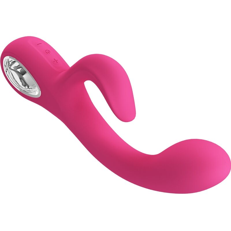 PRETTY LOVE FRITZ RABBIT VIBRADOR 12 VIBRAyoES ROSA