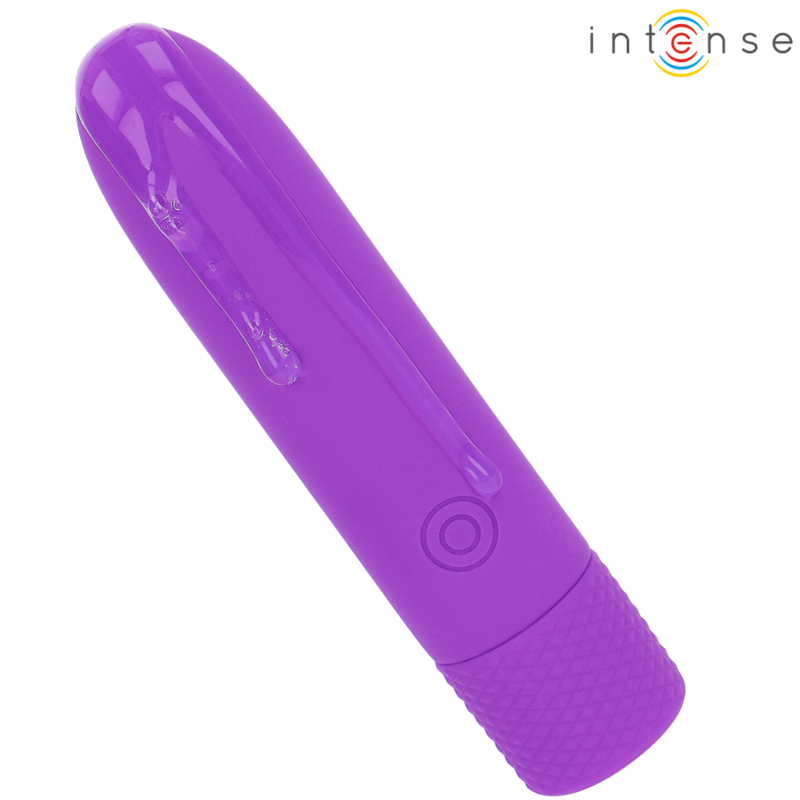 INTENSE SYMONE USB RECARREGaVEL VIBRAToRIA BULLET 8 VIBRAyoES ROXO 10 X 22 CM