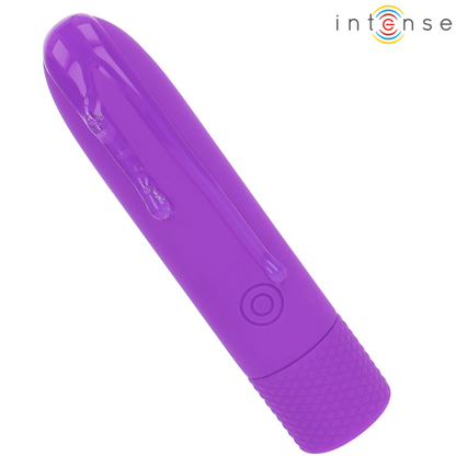 INTENSE SYMONE USB RECARREGaVEL VIBRAToRIA BULLET 8 VIBRAyoES ROXO 10 X 22 CM