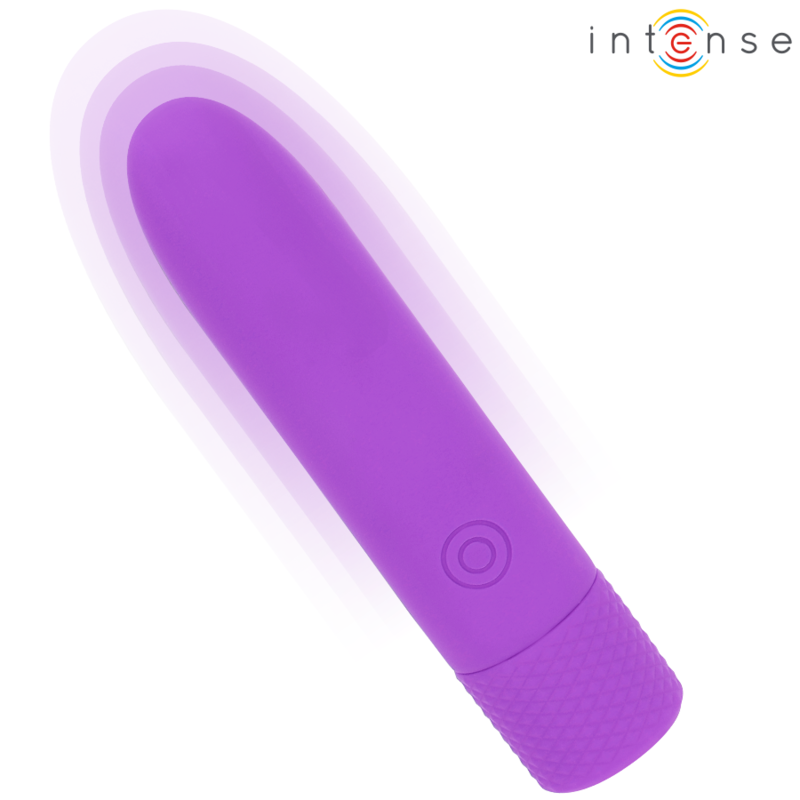 INTENSE SYMONE USB RECARREGaVEL VIBRAToRIA BULLET 8 VIBRAyoES ROXO 10 X 22 CM
