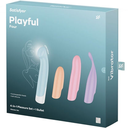 SATISFYER G SPOT WAVE 4 12 VIBRAyoES PROGRAMA VIBRADOR CINZA ESCURO