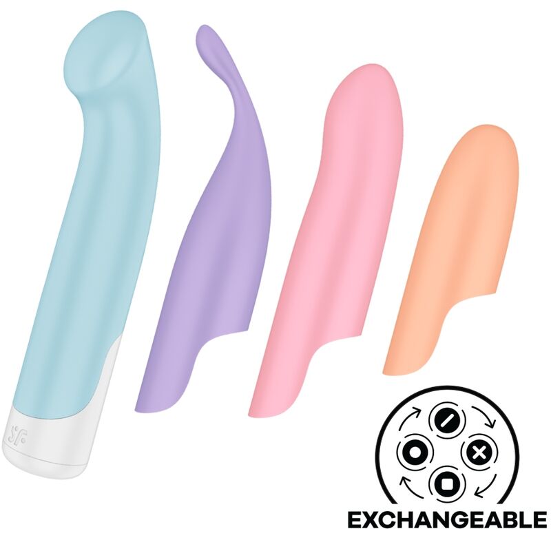 SATISFYER G SPOT WAVE 4 12 VIBRAyoES PROGRAMA VIBRADOR CINZA ESCURO