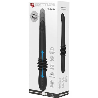 PRETTY LOVE VIBRADOR PAZUZU 3 MODOS DE IMPULSO PRETO